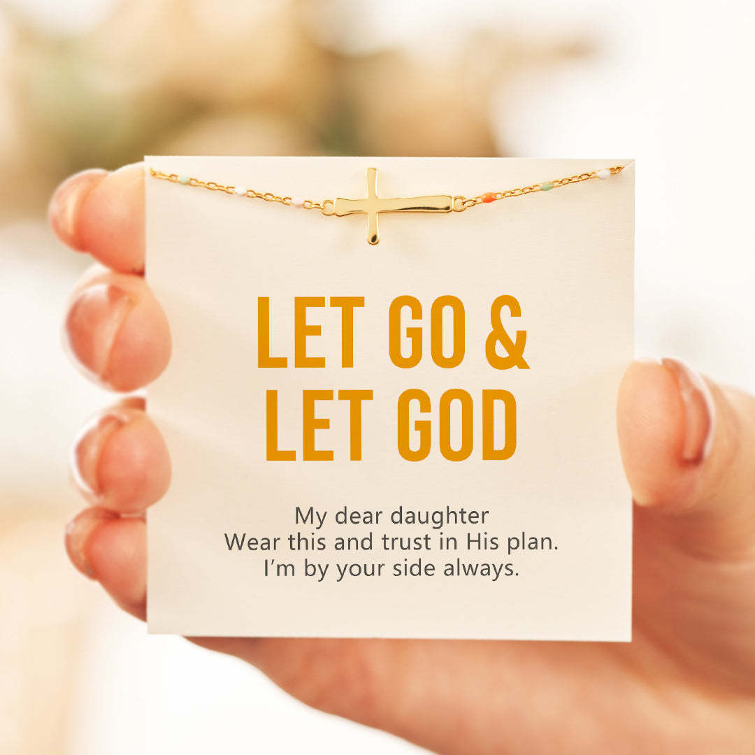 CROSS BRACELET-MY DAUGHTER I'M BY YOUR SIDE ALWAYS