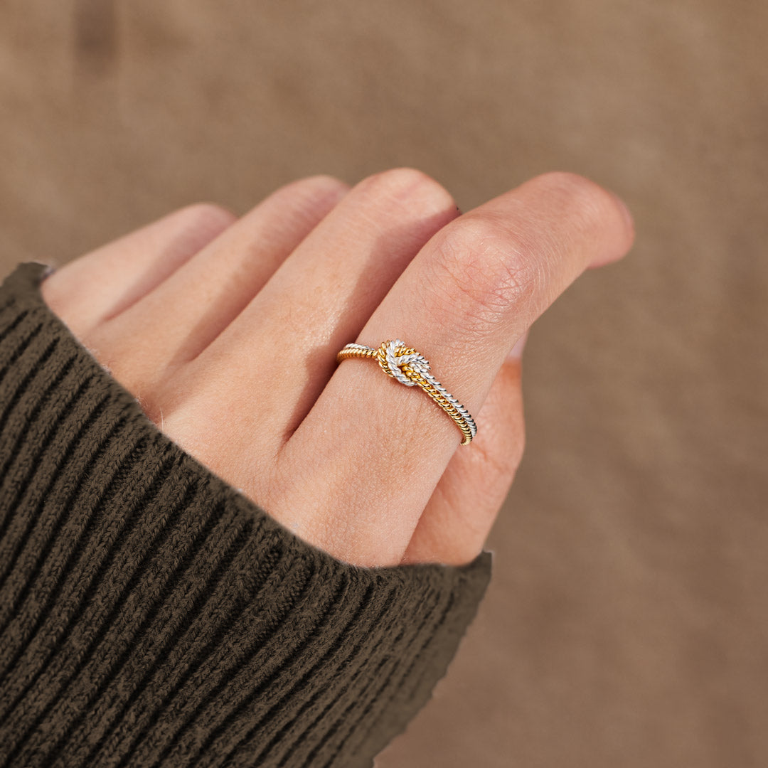 Matching Mother&Daughter Twist Knot Rings