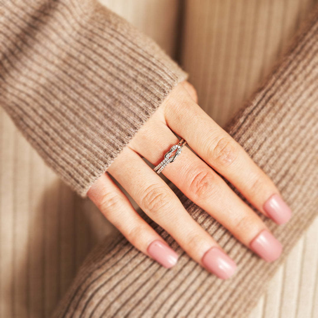 Celebrate Our Unbreakable Bond Today Knot Ring