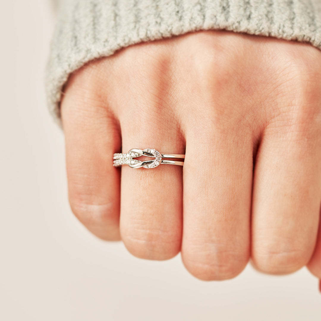 Celebrate Our Unbreakable Bond Today Knot Ring