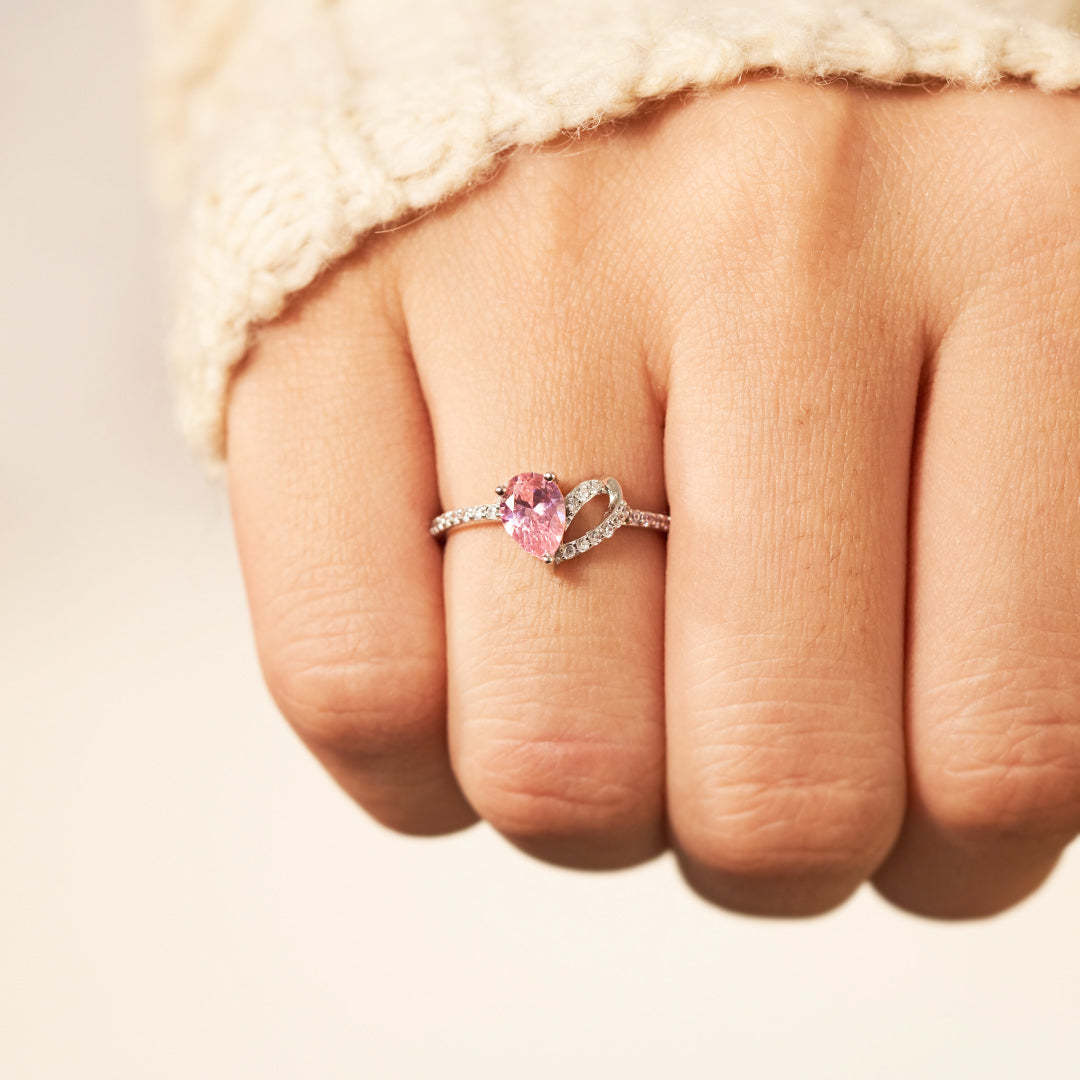 Angels From Above Pink Ring