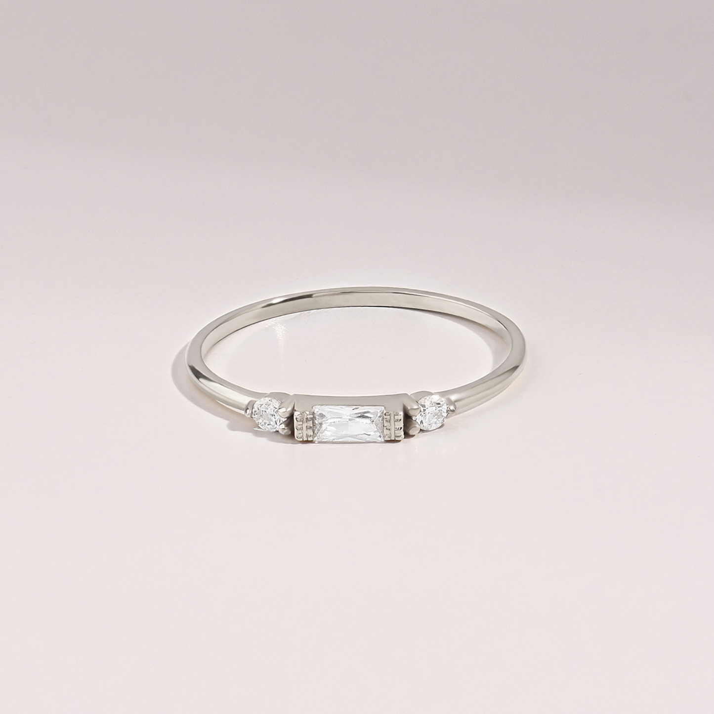Soulmates Always Together Diamond Solitaire Ring