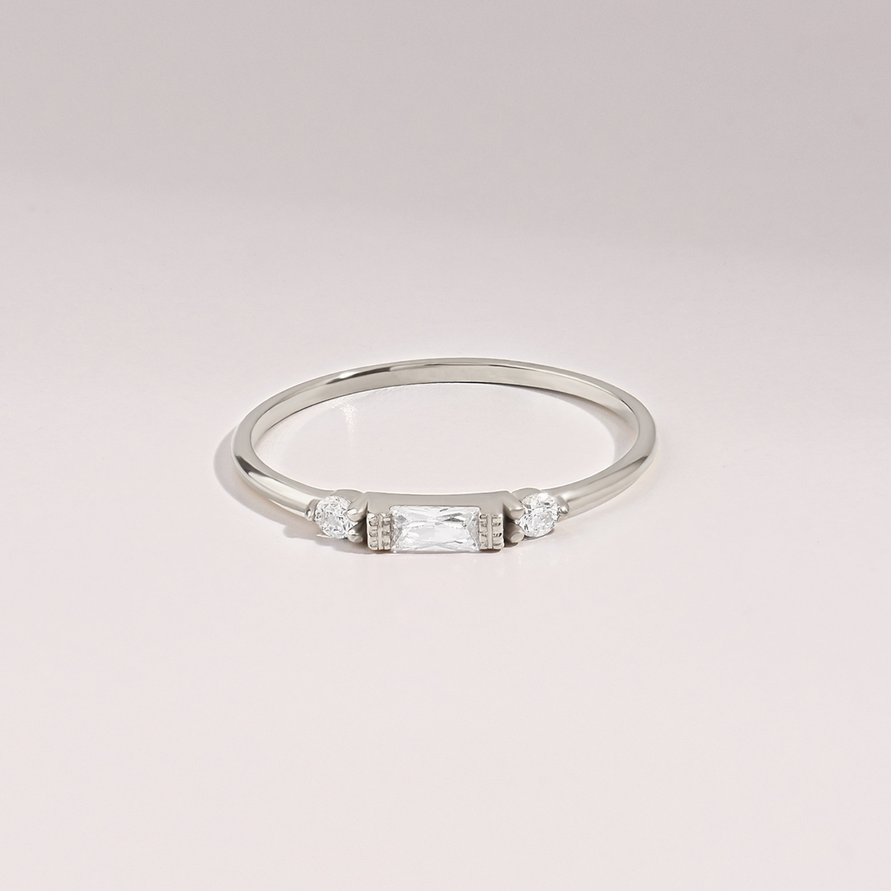 Soulmates Always Together Diamond Solitaire Ring