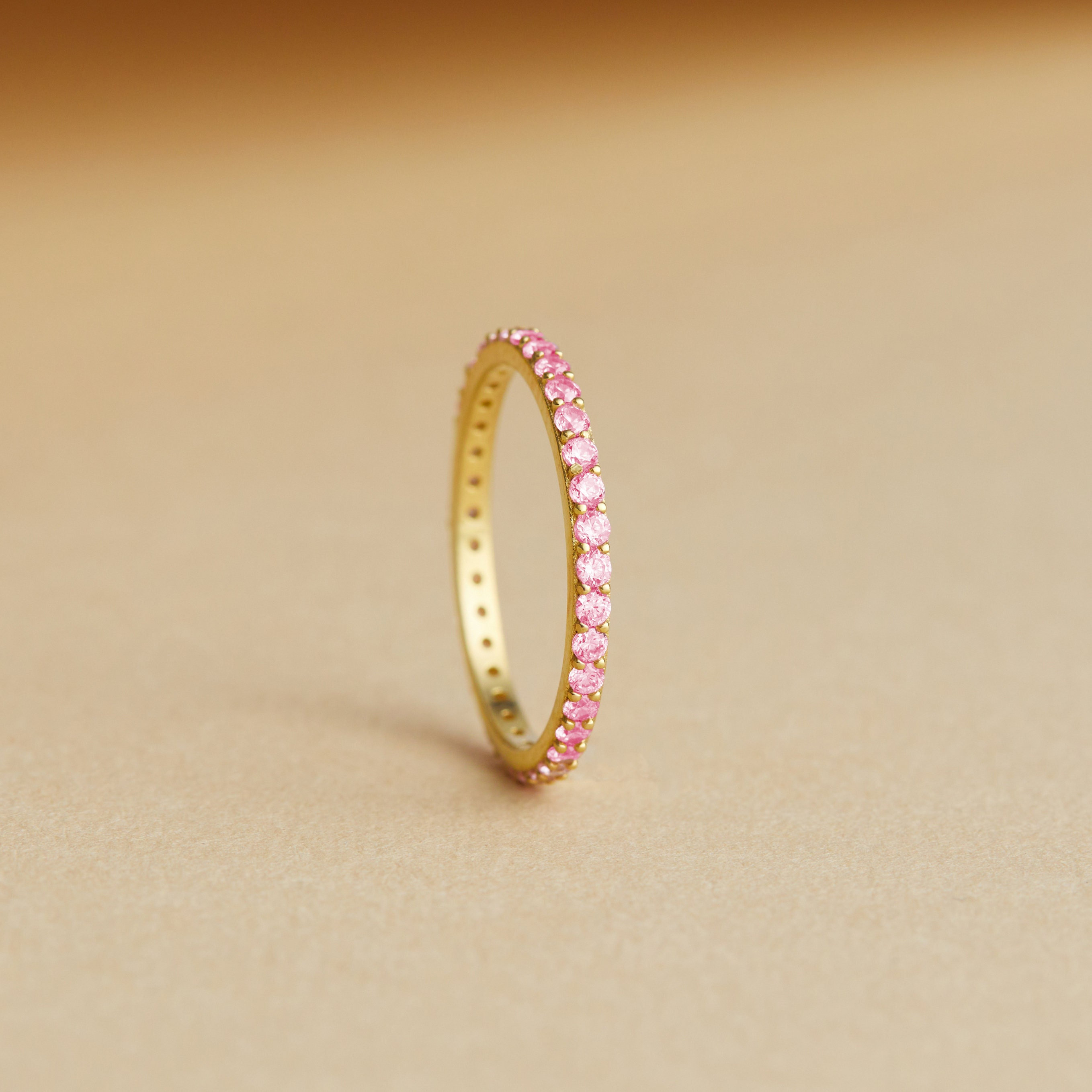 Pink Tourmaline Breast Cancer Ring
