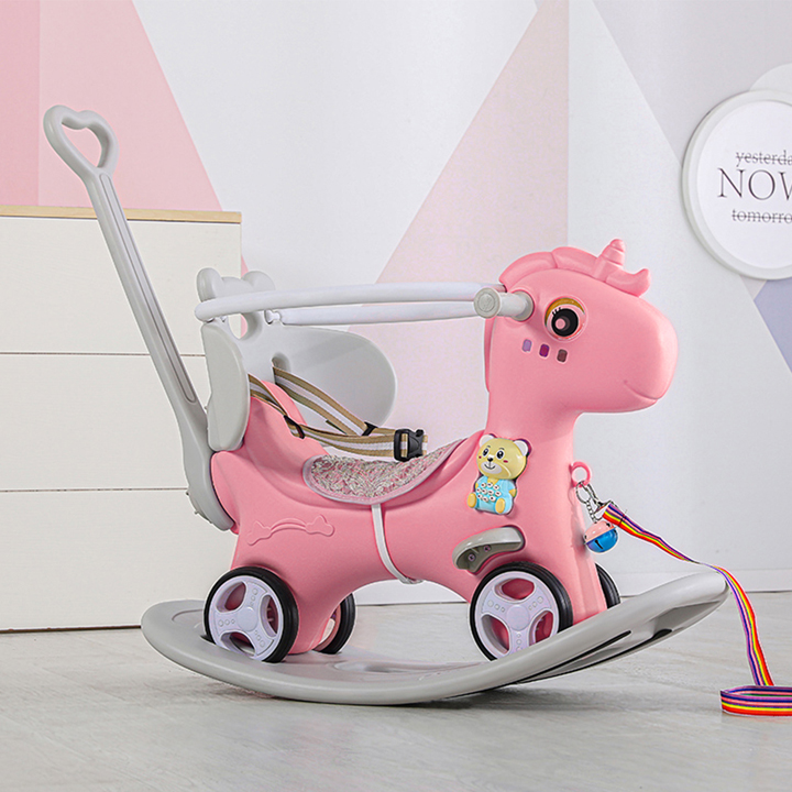 5 in 1 Unicorn Balance Riding Toy for Kids (For 1-3 Year Old)