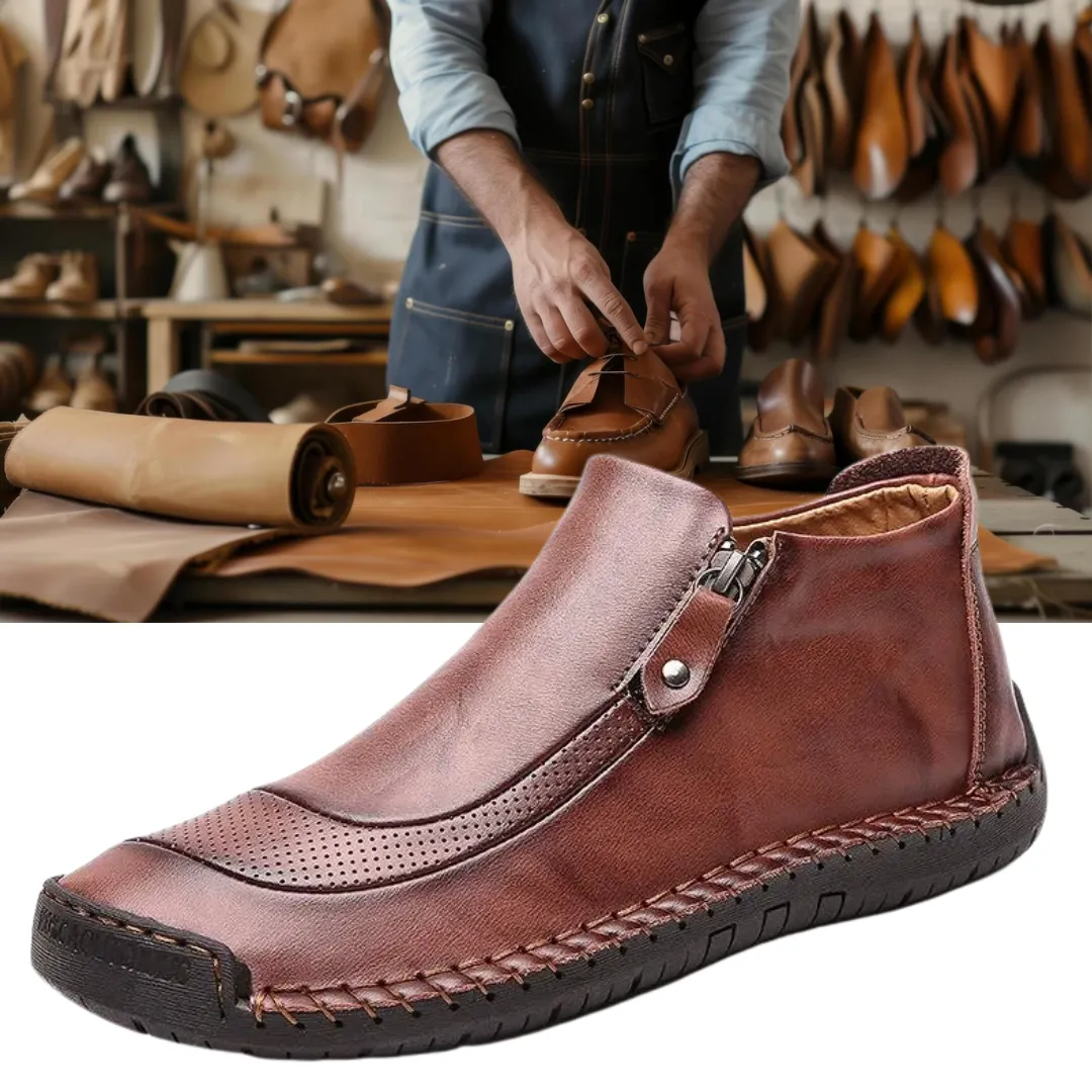 Men of high men's shoes by hand for outdoor leisure shoes boots