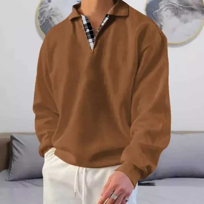 Gentleman Ocean Casual Cashmere Basic Sweater