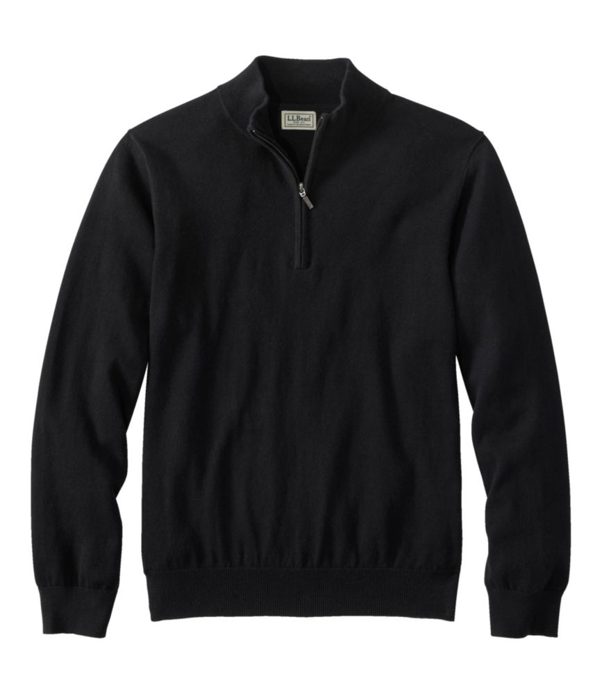 Men's Cashmere Zipper Basic Sweater