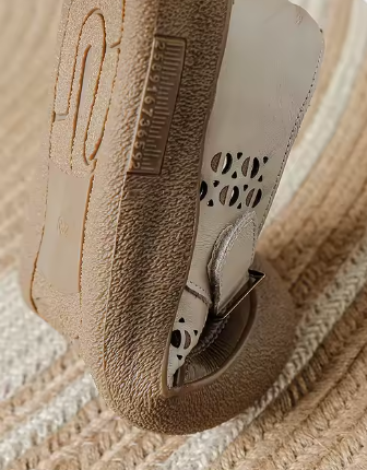2025 NEW - Women's Hollow Soft Leather Breathable Moccasin Lafers