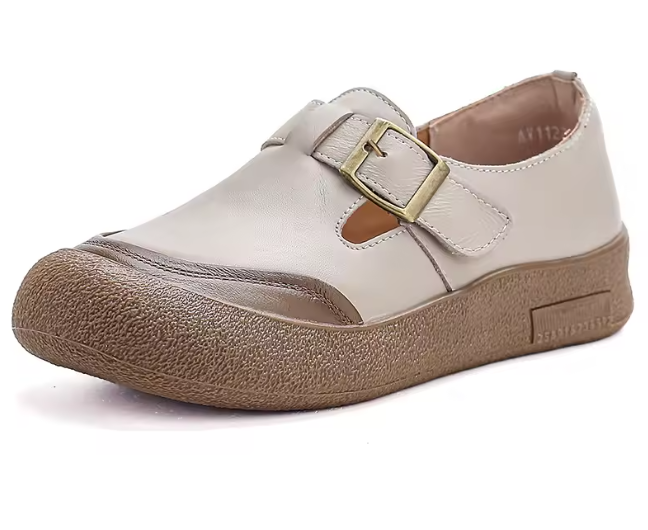 2025 NEW - Women's Hollow Soft Leather Breathable Moccasin Lafers