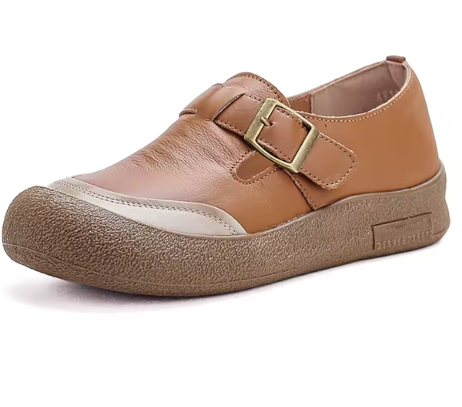 2025 NEW - Women's Hollow Soft Leather Breathable Moccasin Lafers