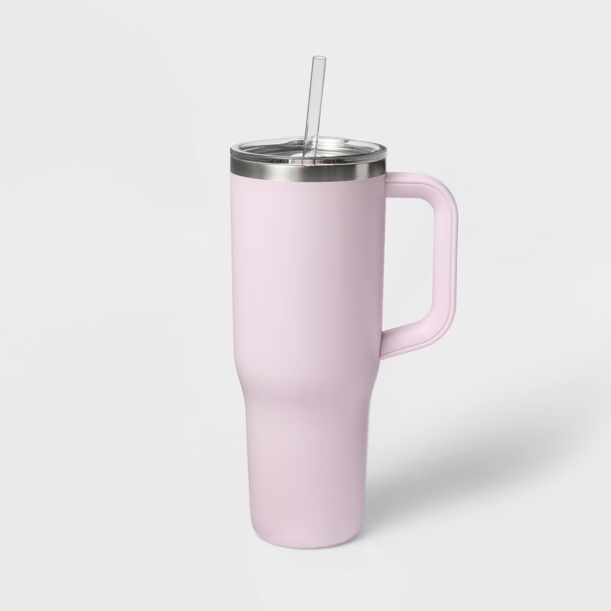 Stainless Steel Tumbler with Straw