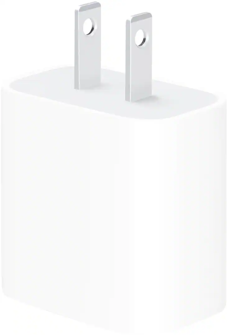 20W USB-C Wall Charger Block – White (Compatible with iPhone & More)