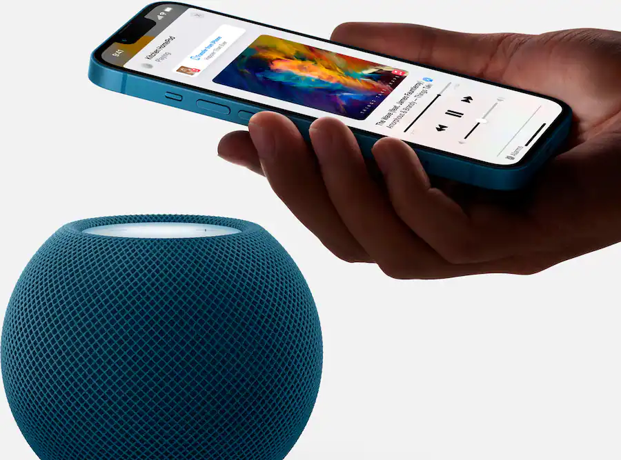 Mini Wireless Smart Speaker with Voice Assistant Support