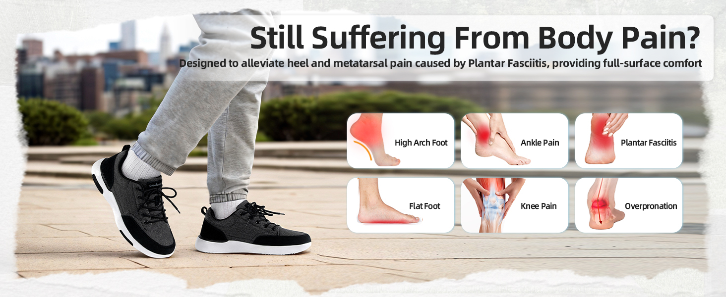 Breathable Neuropathy Outdoor Indoor Driving Fashion Sneakers