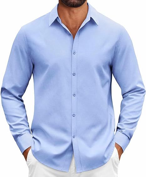 Gentleman's Casual Cotton Basic Shirt