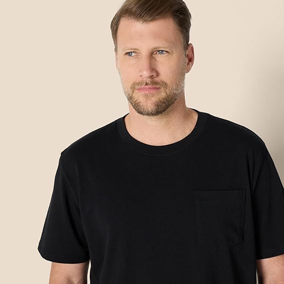 Fashion Solid Color Pocket Short Sleeve T-Shirt