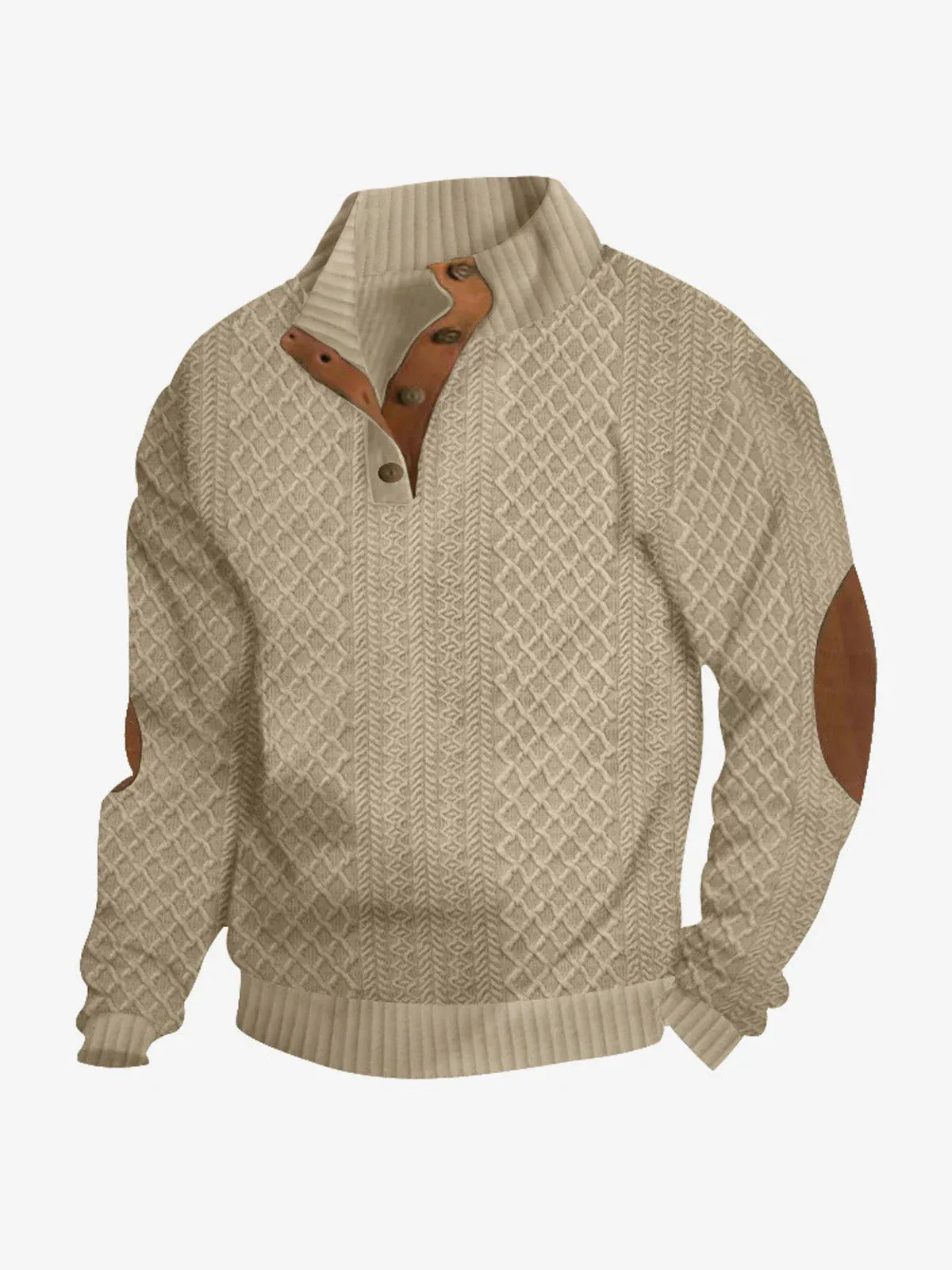 Men's Long Sleeve Cashmere Sweatshirt
