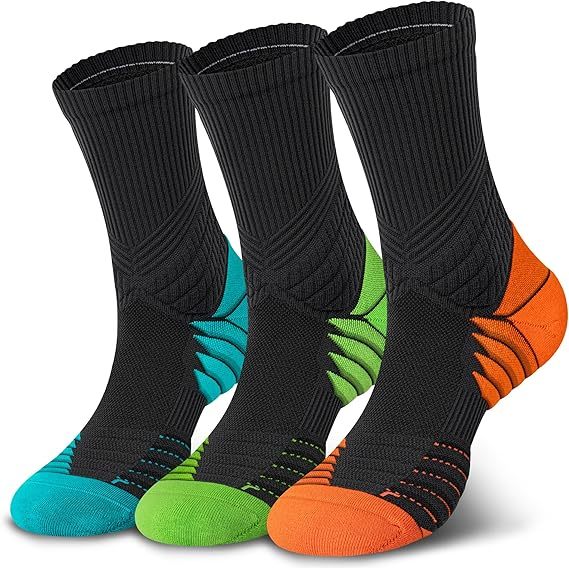 Marathon running socks for men, fitness and thick towel bottom sports socks