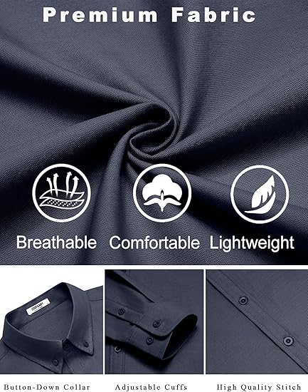 Gentleman's Casual Cotton Basic Shirt