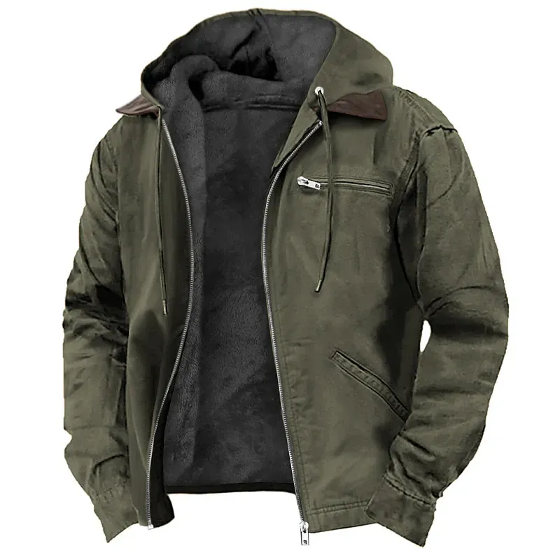 Men Can’t Get Enough of This Cozy Hooded Jacket