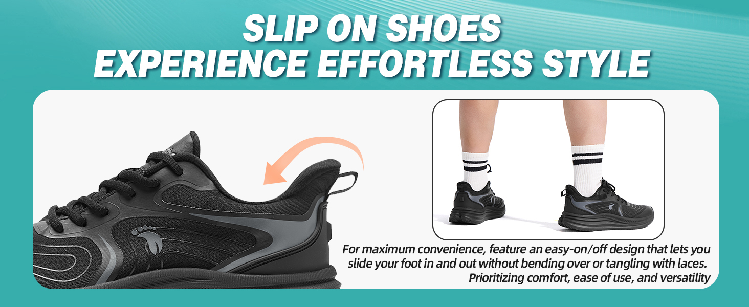 Mens Breathable Walking Shoes for Plantar Fasciitis