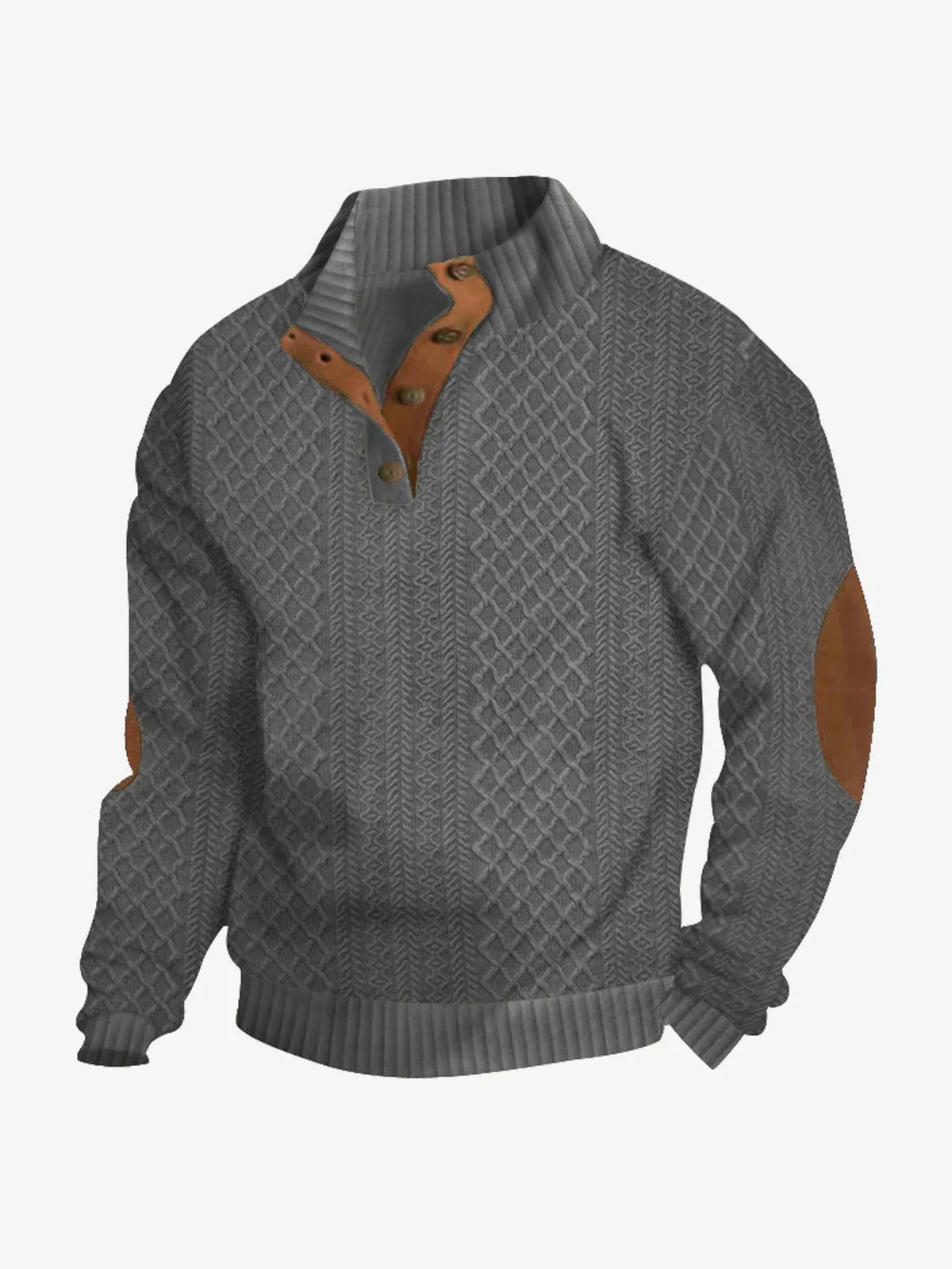 Men's Long Sleeve Cashmere Sweatshirt