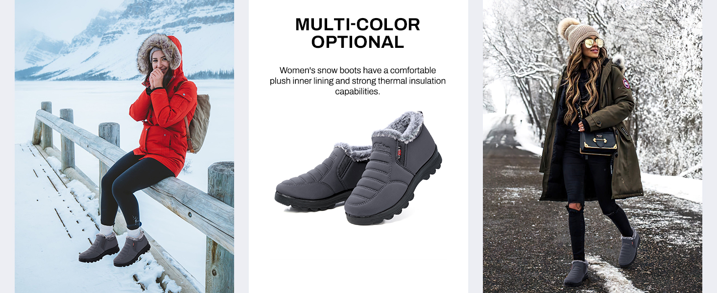 grey winter boot for women