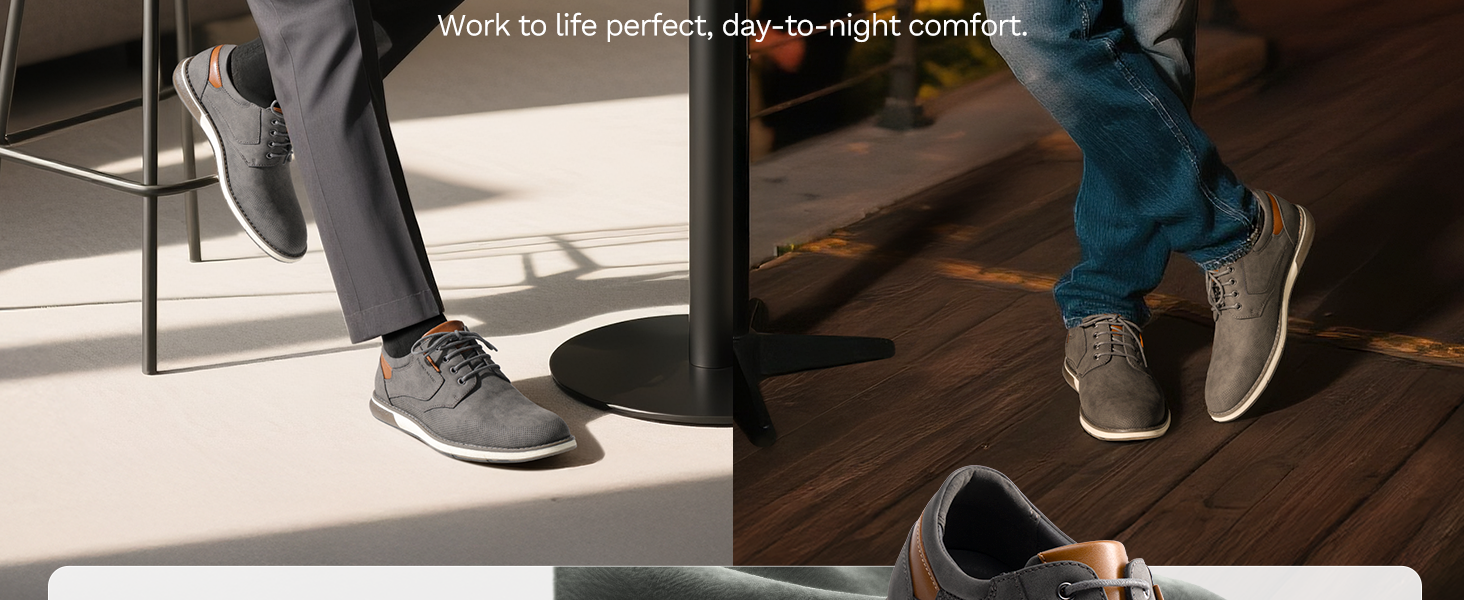 Bruno Marc Men's Casual Dress Oxfords Shoes Business Formal Derby Sneakers