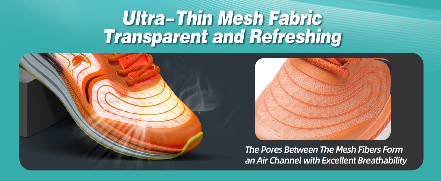 Mens Breathable Walking Shoes for Plantar Fasciitis