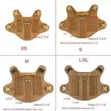 Adjustable German Shepherd Tactical Dog Harness Vest With Handle