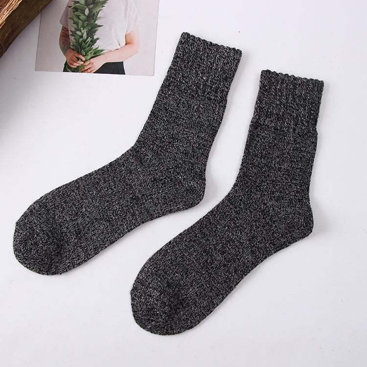 Simple Warm Winter Breathable Men's Sock