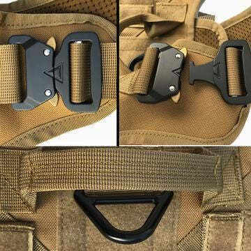 Adjustable German Shepherd Tactical Dog Harness Vest With Handle