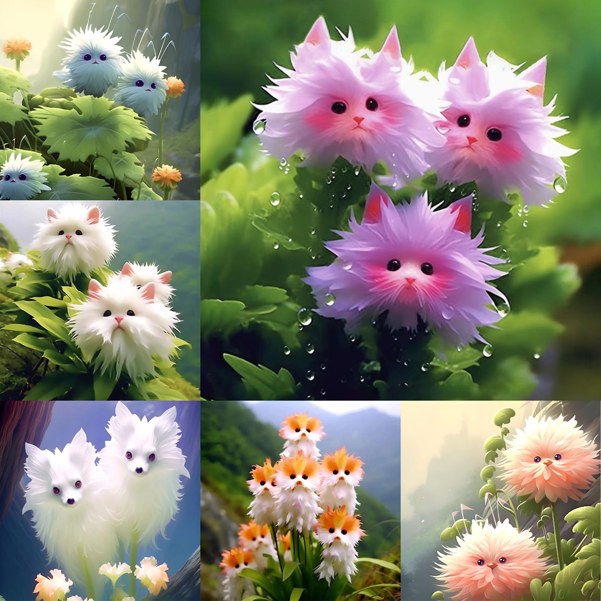 🦋Gemischte mehrfarbige KatzengesichtOrchideen