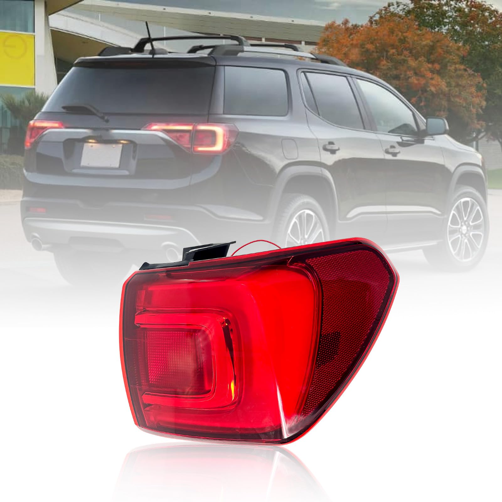 2017-2019 GMC Acadia Outer Right Tail Light Rear Lamp Passenger Side, LED Tail Light Assembly