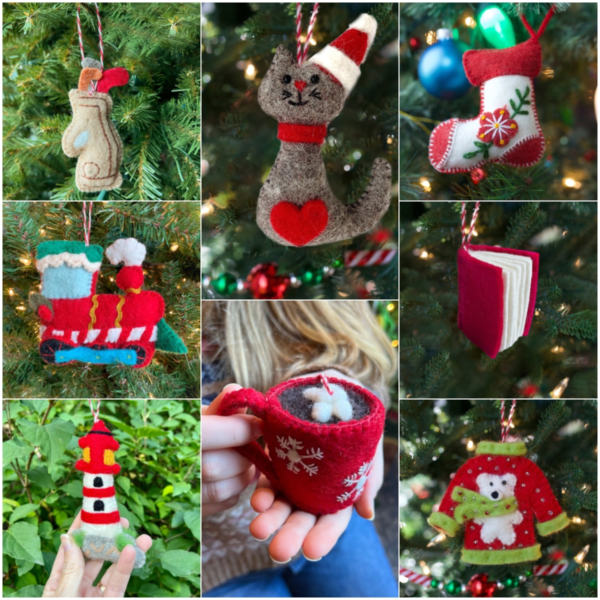Handmade Christmas Felt Ornament