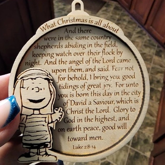 Cute Wood Ornament - What Christmas is all About