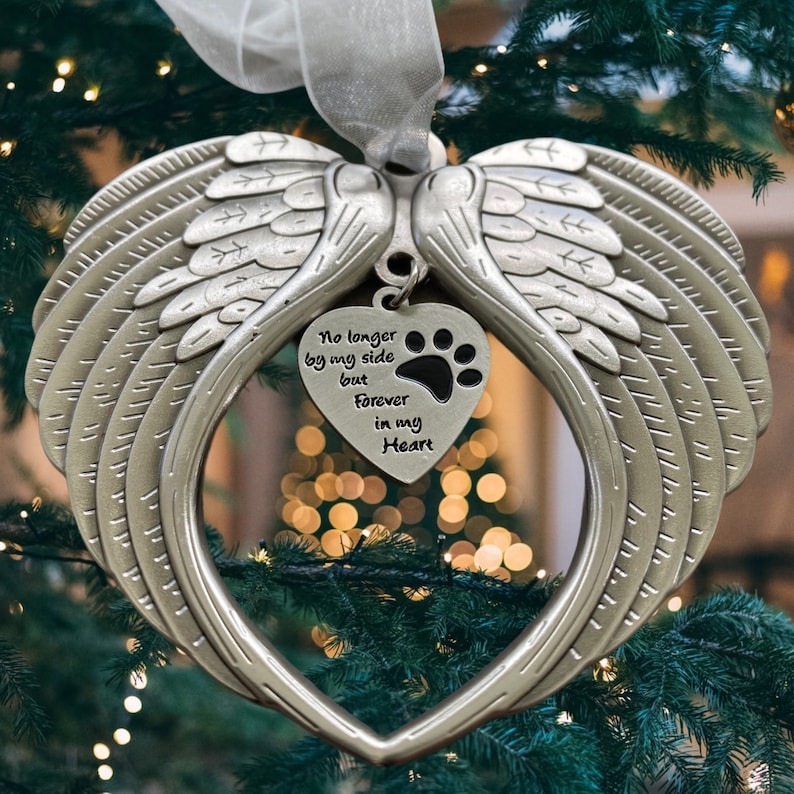 Angel Wings Memorial Ornament Gift