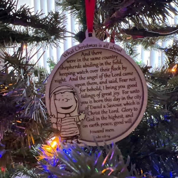 Cute Wood Ornament - What Christmas is all About