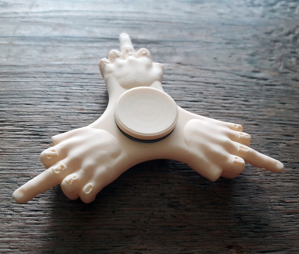 ZERO FUCKS GIVEN FIDGET SPINNER/DESK TOY