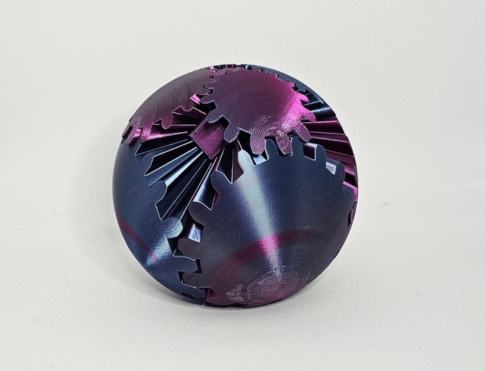 The Steampunk Whirling Wonder Fidget (Gear Ball)