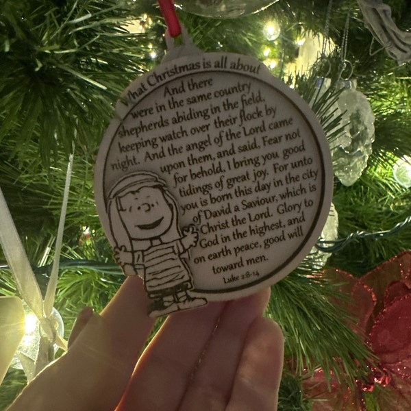 Cute Wood Ornament - What Christmas is all About