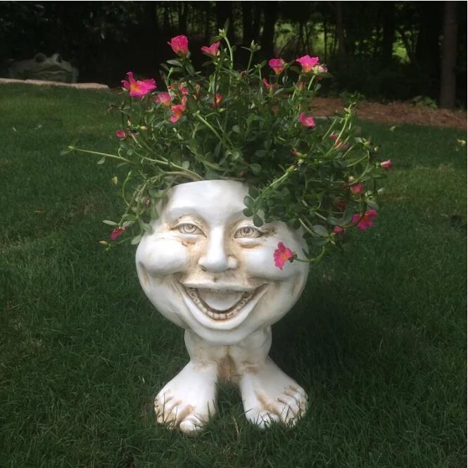 💥HOT SALE 50% OFF💥🤣Mugglys Face Statue Planter