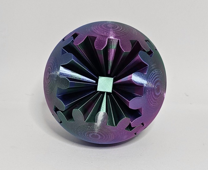 The Steampunk Whirling Wonder Fidget (Gear Ball)