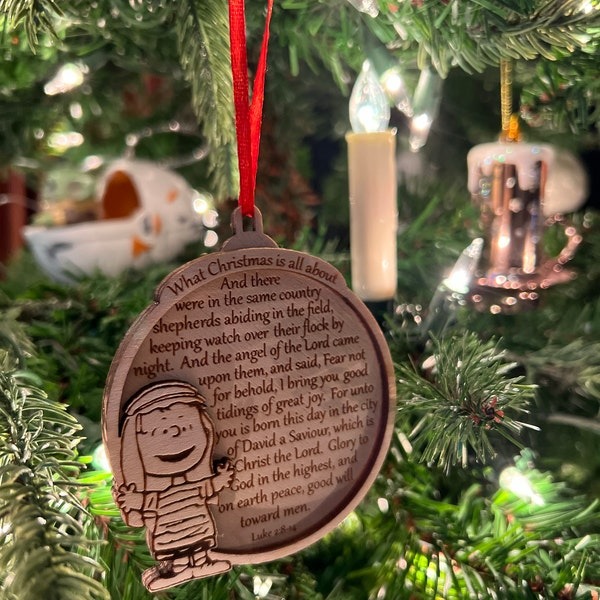 Cute Wood Ornament - What Christmas is all About