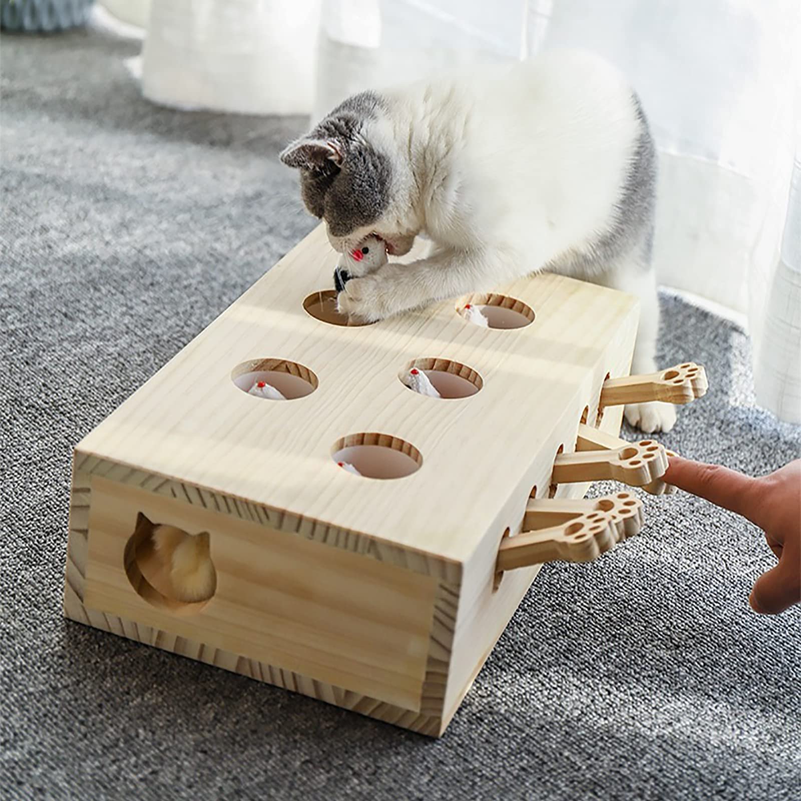 Handmade Cat Box Toy