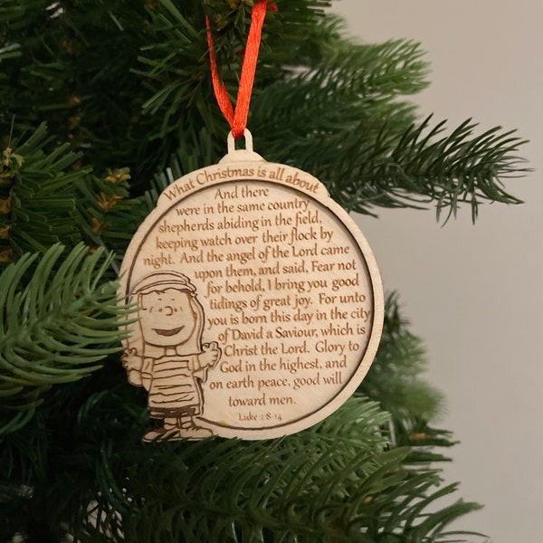 Cute Wood Ornament - What Christmas is all About