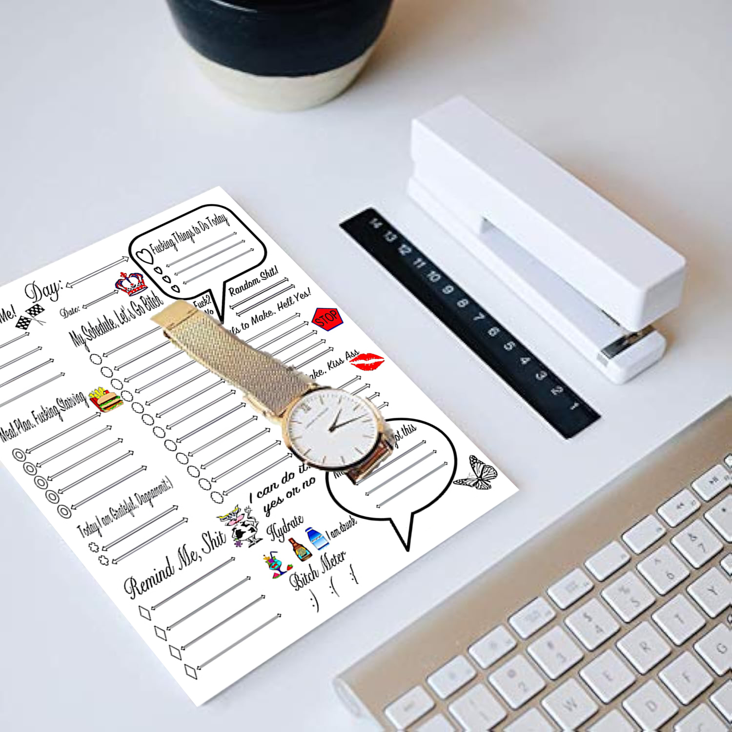 Swear Words Daily Planner