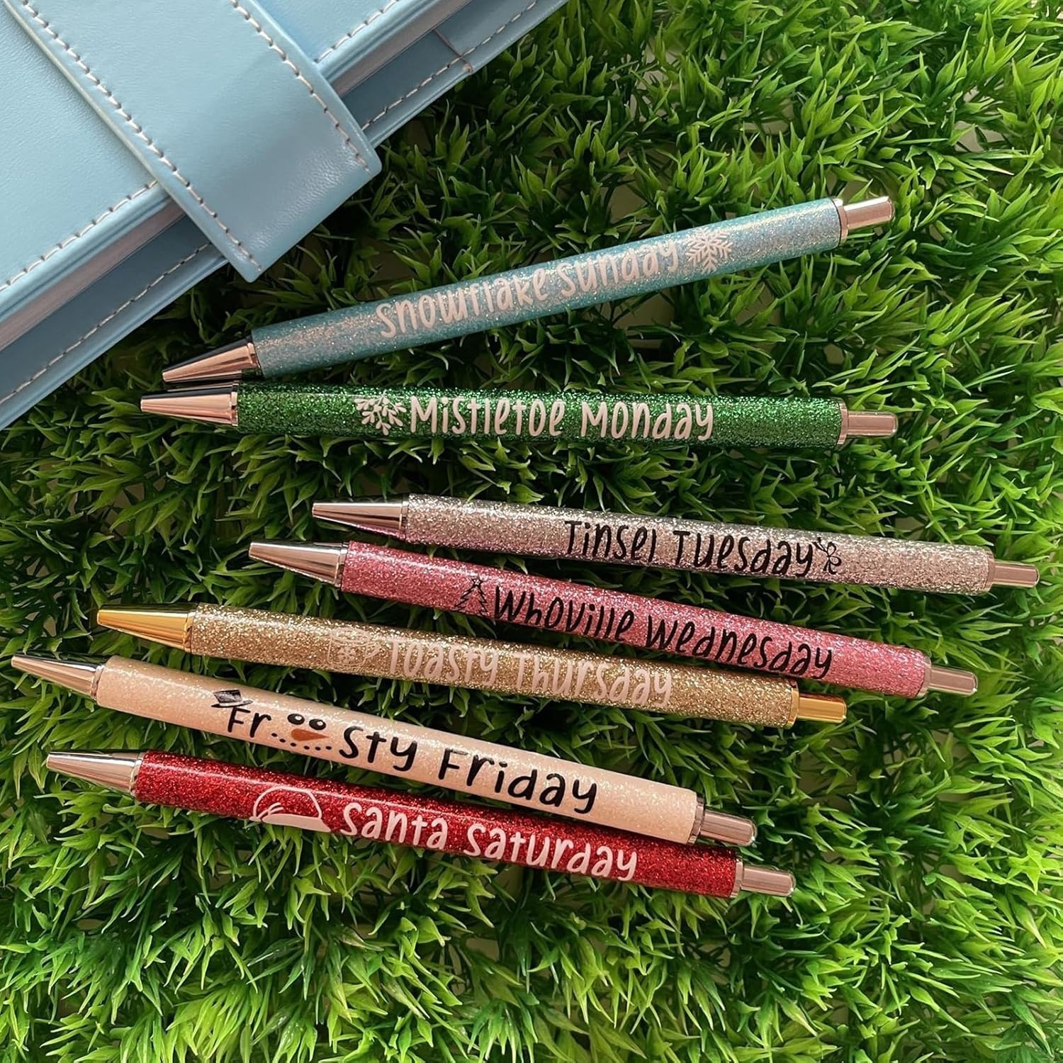 👻7 Pcs Colored Glitter Pen Set for Halloween