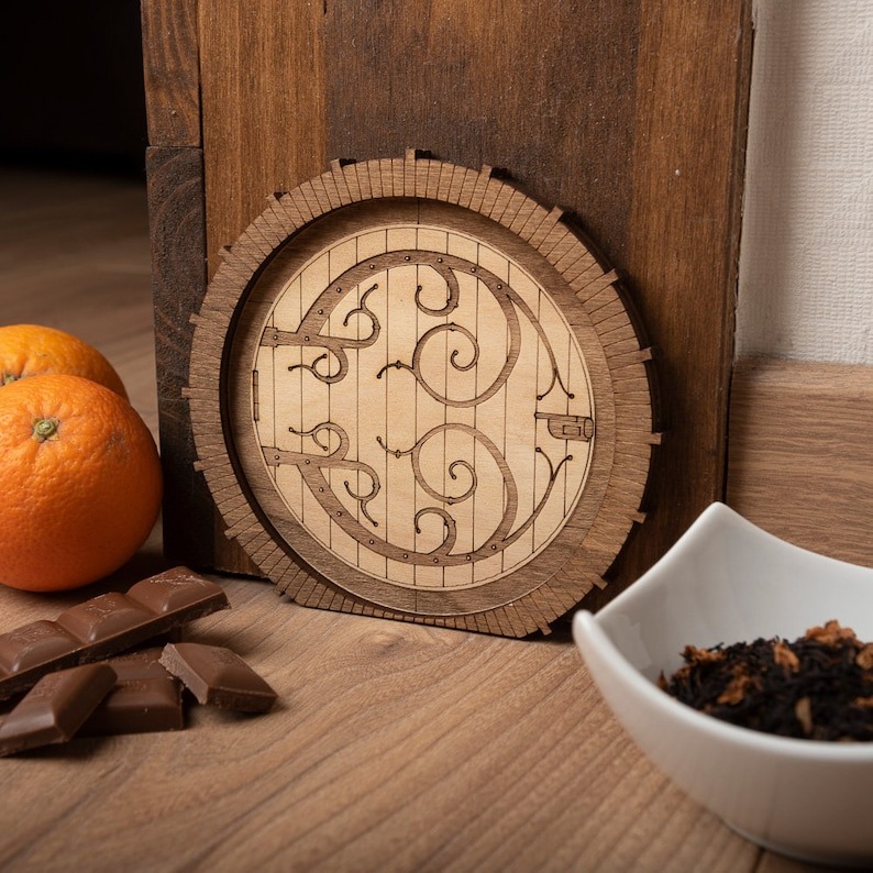 Wall decoration door miniature mini hole